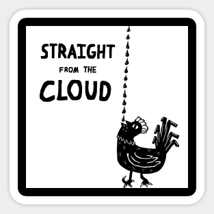 cloud on tap Sticker